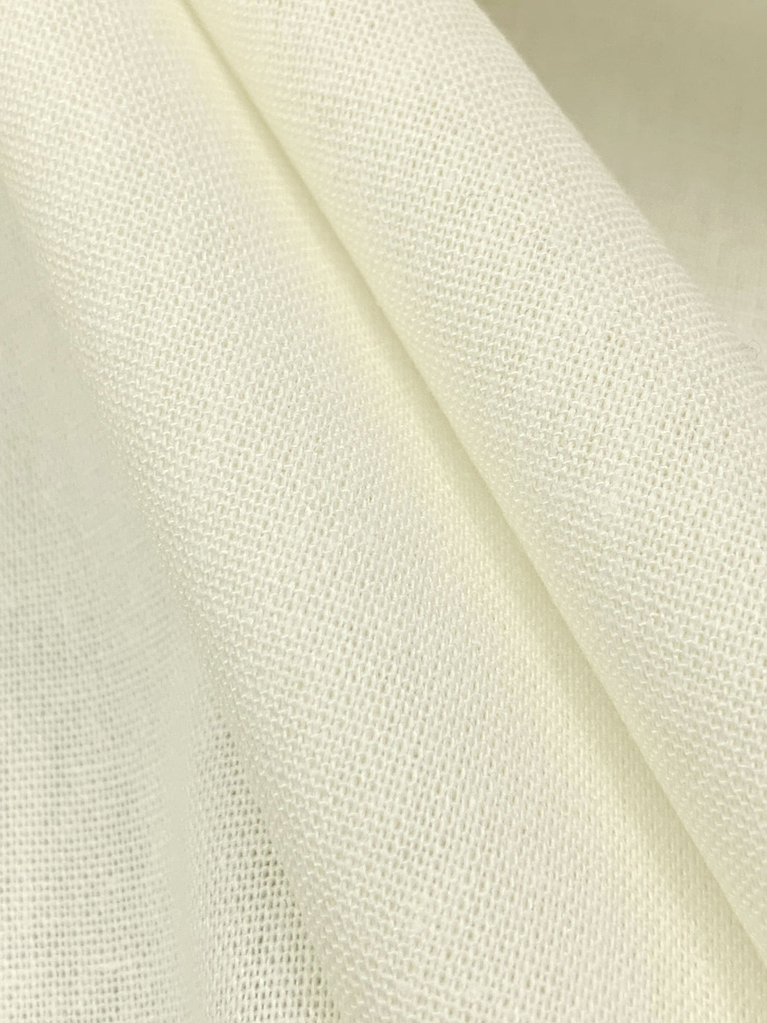 Antique Off-White Organic Linen/Rayon Shirt Weight Woven 54W