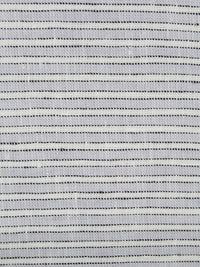 Pale Cornflower Blue/White/Black 100% Linen Horizontal Stripe Weave Shirt-Weight Woven 60W