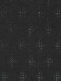 Black 100% Linen Novelty Leno Weave Mid-Weight Woven 60W