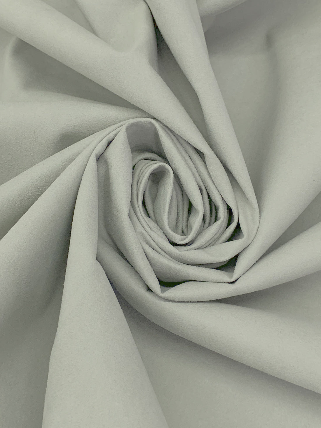 Ash Gray Polyester/Polyurethane Ultrasuede - NY Designer - 52W