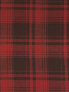 Brick Red/Penny Brown 100% Cotton Plaid Flannel - NY Designer - 56W