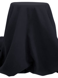 Muted Midnight Navy 100% Polyester Double Faced Coating - NY Designer - 58W