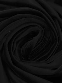 Black 100% Cotton Velveteen - NY Designer - 60W