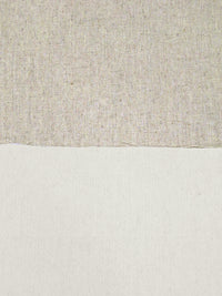 Light Sand Linen/Rayon Midweight Woven With Interfacing On Back - NY Designer - 54W