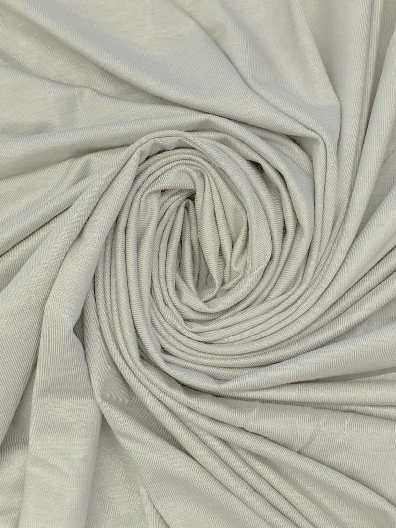 Warm Silver Bamboo/Lycra Jersey Knit - Norma Kamali - 64W