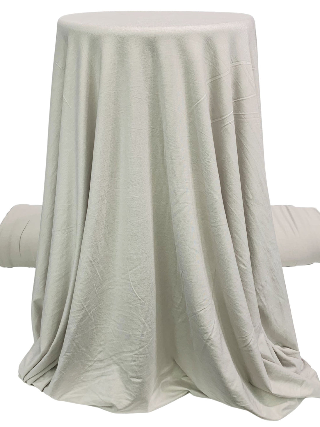 Warm Silver Bamboo/Lycra Jersey Knit - Norma Kamali - 64W