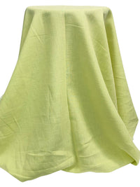 Soft Lemon/Early Spring Green/White 100% Linen Cross-Dyed Linen 58W