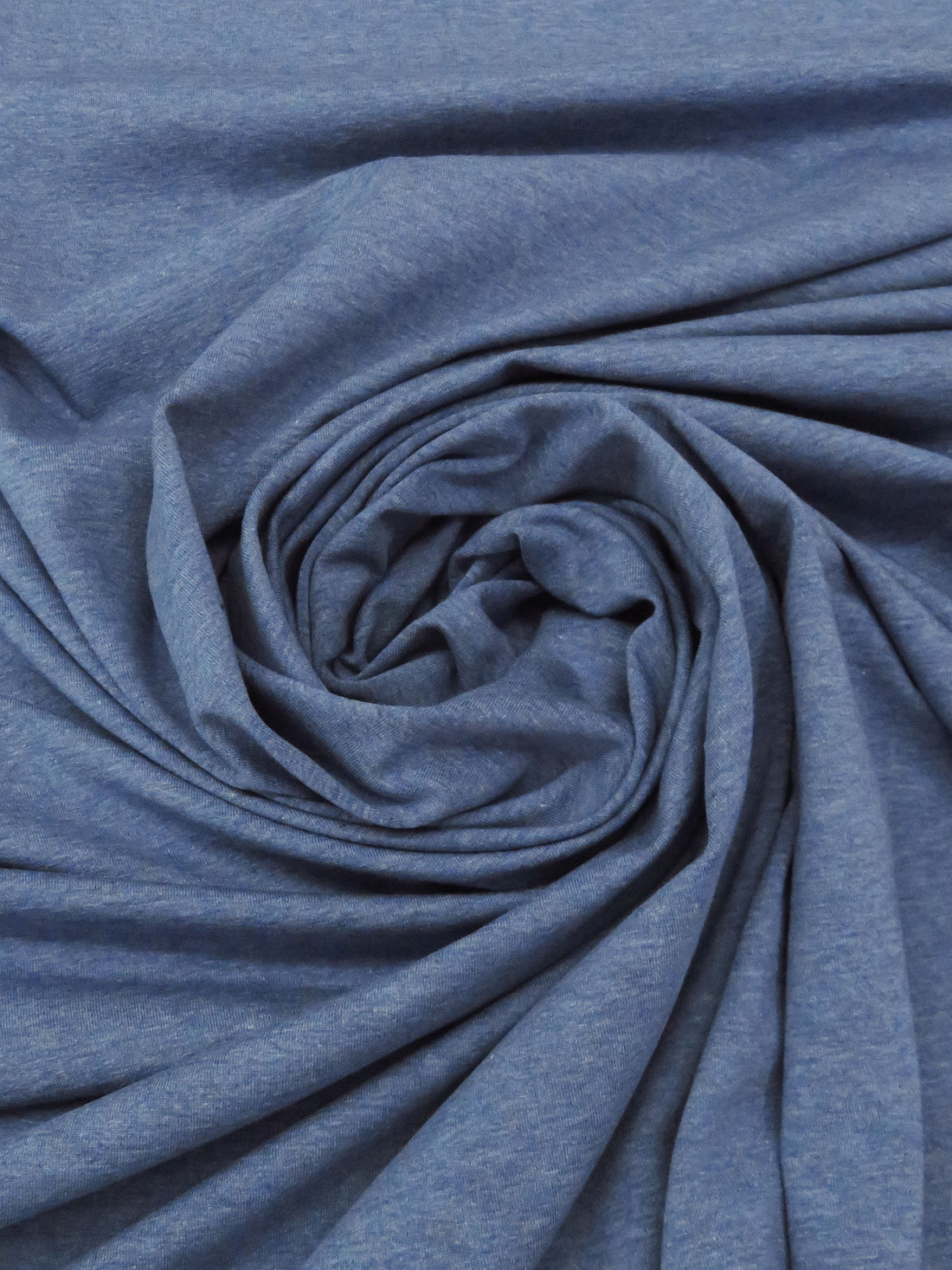 Chicory Blue Rayon/Lycra Heathered Jersey Knit 60W