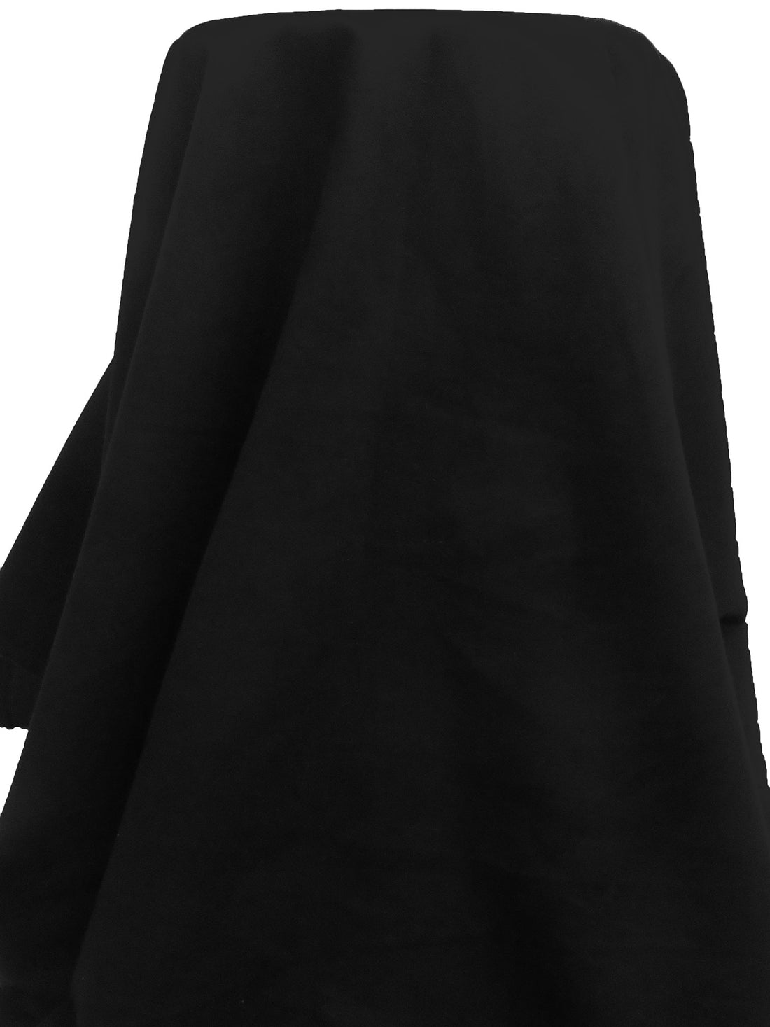 Black 100% Cotton Moleskin Suiting - NY Designer - 55W