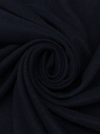 Midnight Navy 100% Polyester Brushed Twill Heavy Suiting 54W