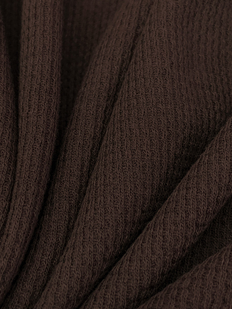 Royal Brown Cotton/Polyester Thermal Knit 56W