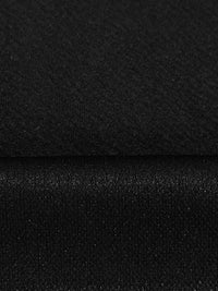 Jet Black Polyester/Lycra Liverpool Double Knit 66W