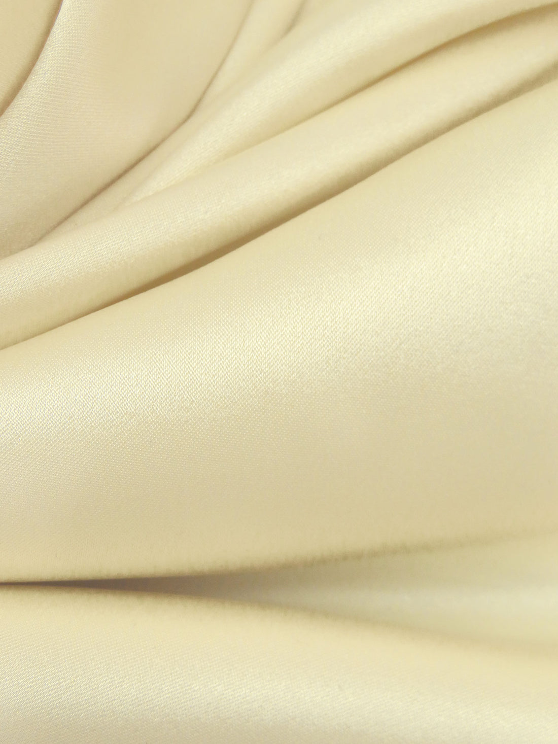SOLD AS IS ONLY - Champagne Polyester/Lycra Double Faced Stretch Satin - NY Designer - 53W