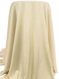 SOLD AS IS ONLY - Champagne Polyester/Lycra Double Faced Stretch Satin - NY Designer - 53W