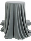 Shark Gray Polyester/Lycra ITY Knit - Made In Korea - 58W