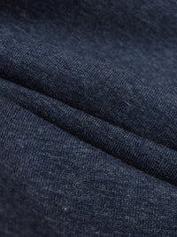 Navy Blue Rayon/Lycra Heathered Jersey Knit 63W
