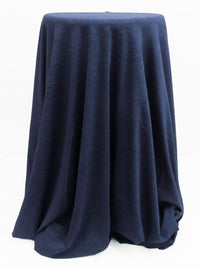 Navy Blue Rayon/Lycra Heathered Jersey Knit 63W
