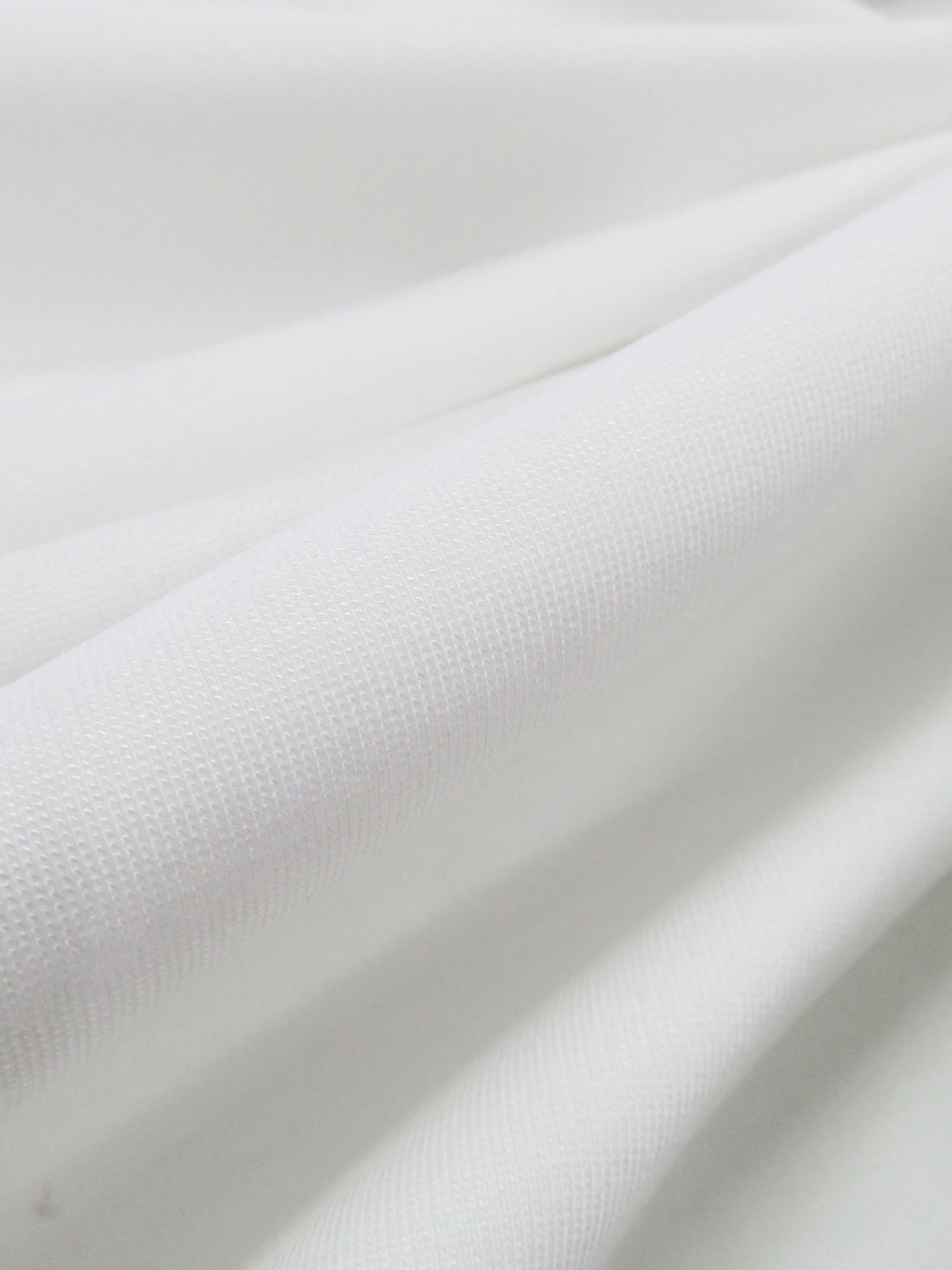 White Rayon/Nylon/Lycra Ponte Knit - Norma Kamali - 60W