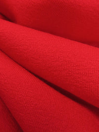 Maximum Red Polyester/Nylon/Spandex Stretch Sweatshirt Fleece Knit - Polartec - 54W