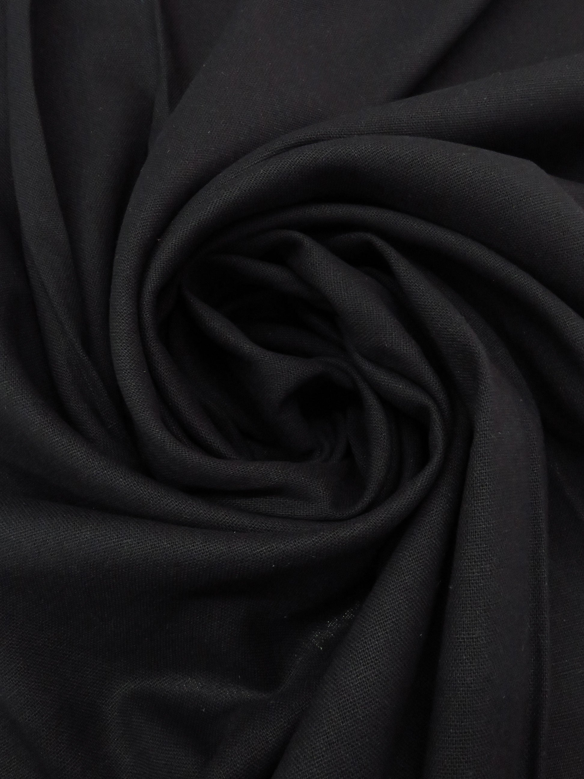 Cast Iron Black Linen/Rayon Shirt Weight Woven 54W – Fabric Mart