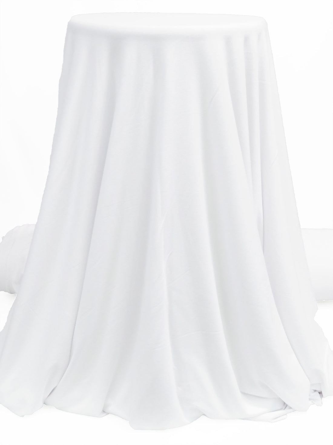 Snow White Bamboo/Lycra Jersey Knit - Norma Kamali - 60W