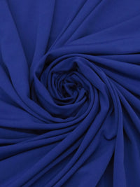 Deep Ultramarine Blue Polyester/Lycra ITY Knit - Made In Korea - 58W