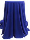 Deep Ultramarine Blue Polyester/Lycra ITY Knit - Made In Korea - 58W