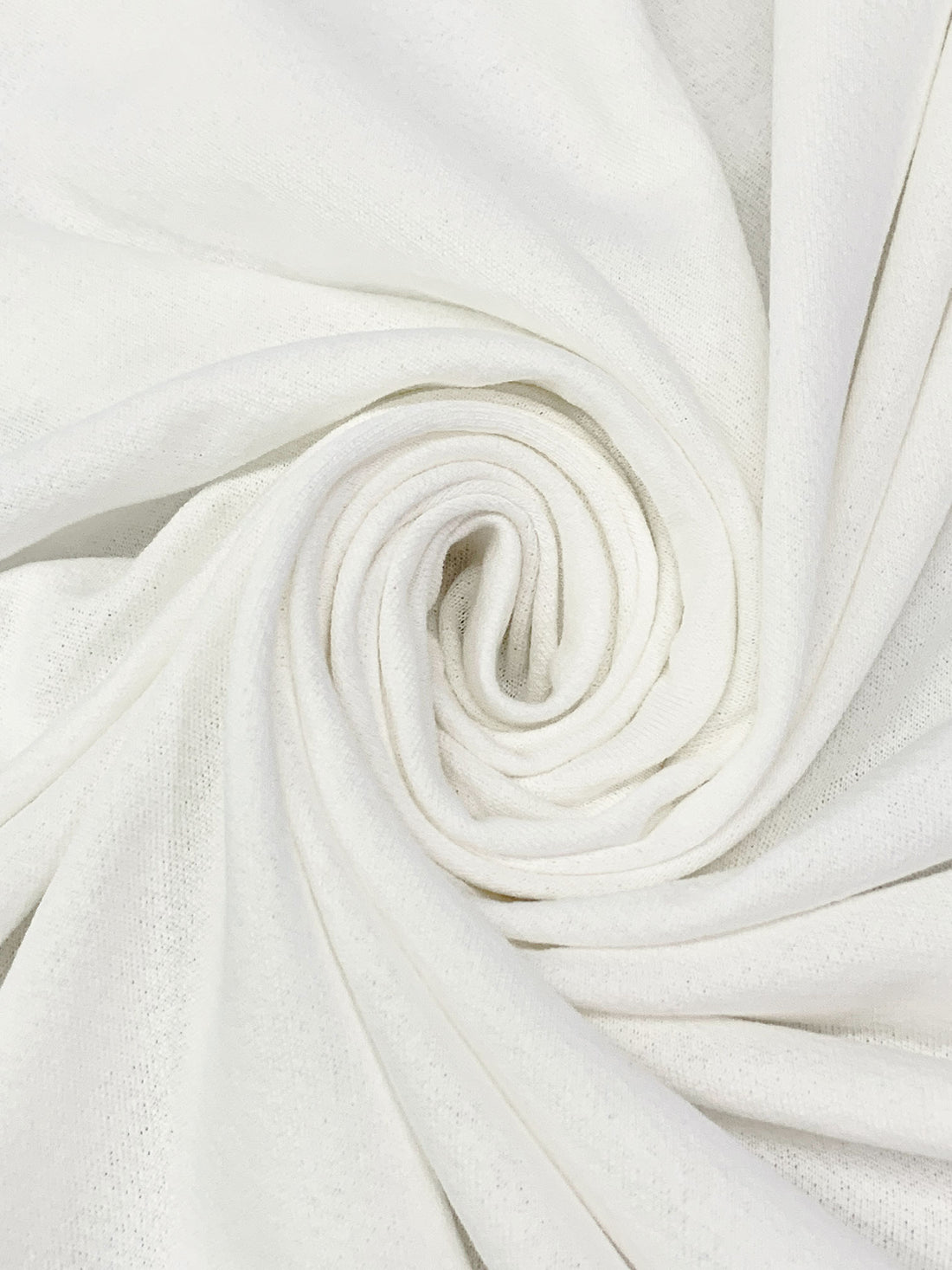 Eggshell 100% Cotton Terry-Like Knit 52W