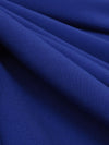 Deep Cobalt Polyester/Lycra ITY Knit - Made In Korea - 54W