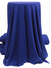 Deep Cobalt Polyester/Lycra ITY Knit - Made In Korea - 54W