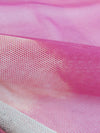 Cotton Candy/Black/Deep Magenta/Multi Nylon/Lycra Tie-Dye Swirls Print Mesh Knit - Norma Kamali - 56W