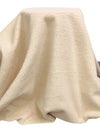 Soft Beige/Heathered Charcoal 100% Polyester/100% Cotton Double Faced Sherpa Fleece Coating - Norma Kamali - 59W