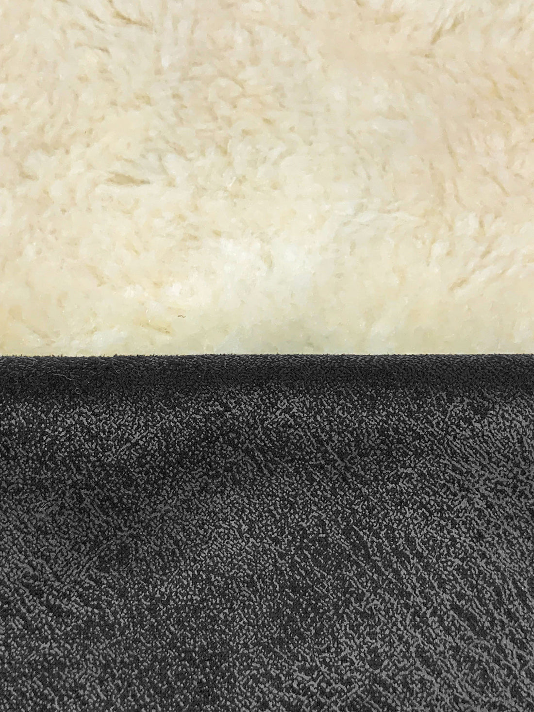 Cream/Black 100% Polyester Double Faced Coating - Norma Kamali - 62W