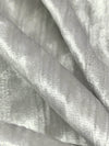 Pale Silver Polyester/Lycra Crinkle Stretch Velvet Knit - Norma Kamali - 42W