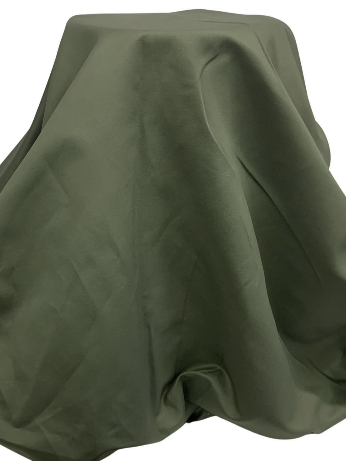Deep Dusty Olive 100% Cotton Twill Bottom Weight Woven - NY Designer - 62W