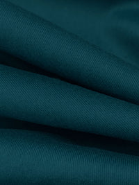 Muted Teal Blue 100% Cotton Twill Bottom Weight Woven - NY Designer - 57W
