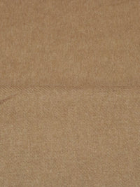 Biscuit Brown Wool/Nylon Flannel Suiting - NY Designer - 56W