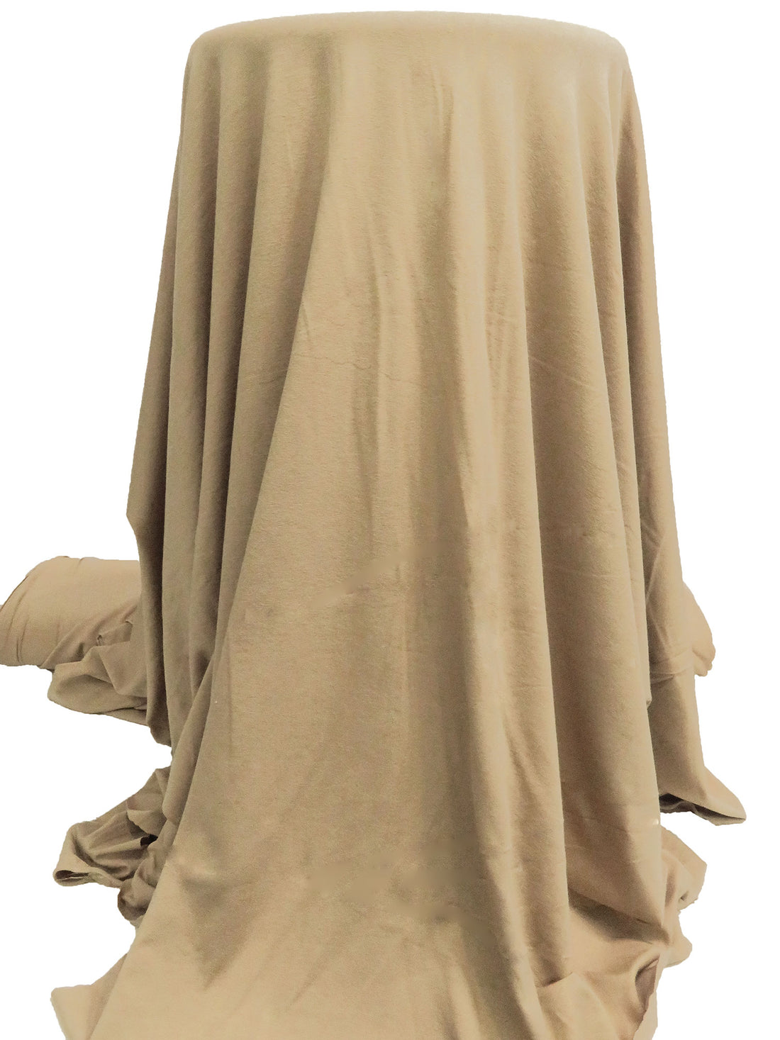 Tan Rayon/Lycra Jersey Knit 60W