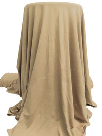 Tan Rayon/Lycra Jersey Knit 60W