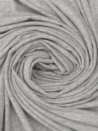 Grey Cloud Rayon/Lycra Heathered Jersey Knit 62W