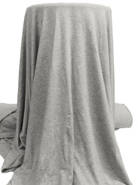 Grey Cloud Rayon/Lycra Heathered Jersey Knit 62W