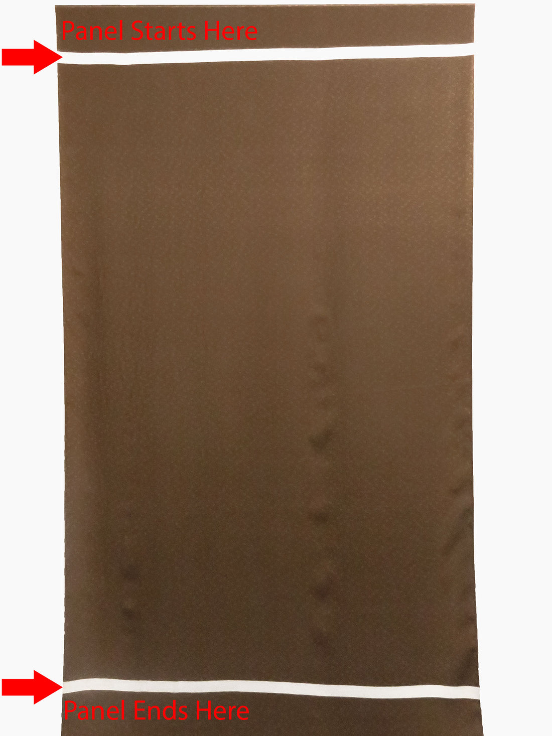 SOLD BY THE PANEL ONLY - Mud/Pale Brown 100% Silk Small Leaf print Crepe De Chine - Calvin Klein - 36W