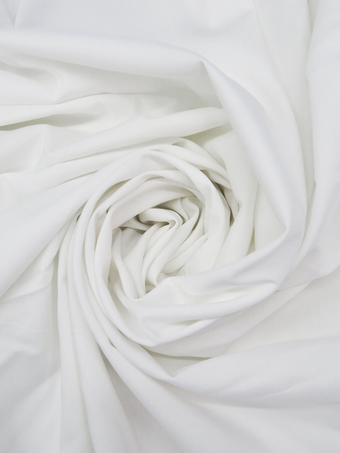 Daisy White Modal/Polyester/Lycra Stretch Shirting - Norma Kamali - 56W
