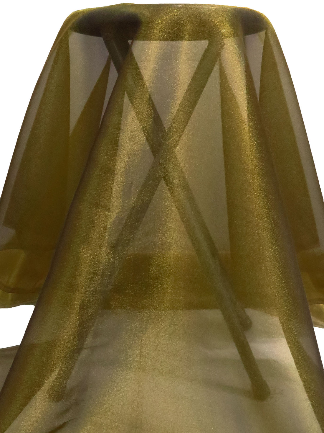 Gold/Black Nylon/Metallic Organza 43W