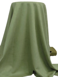 Camouflage Green Polyester/Lycra Suede Scuba Knit - NY Designer - 58W