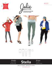 Jalie Patterns - Stella Leggings, Running Belt and Beanie #4023 - Women/Girls Sizes