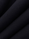 Midnight Navy Polyester/Wool Blend Superfine Plainweave Suiting - Imported From Italy - 60W