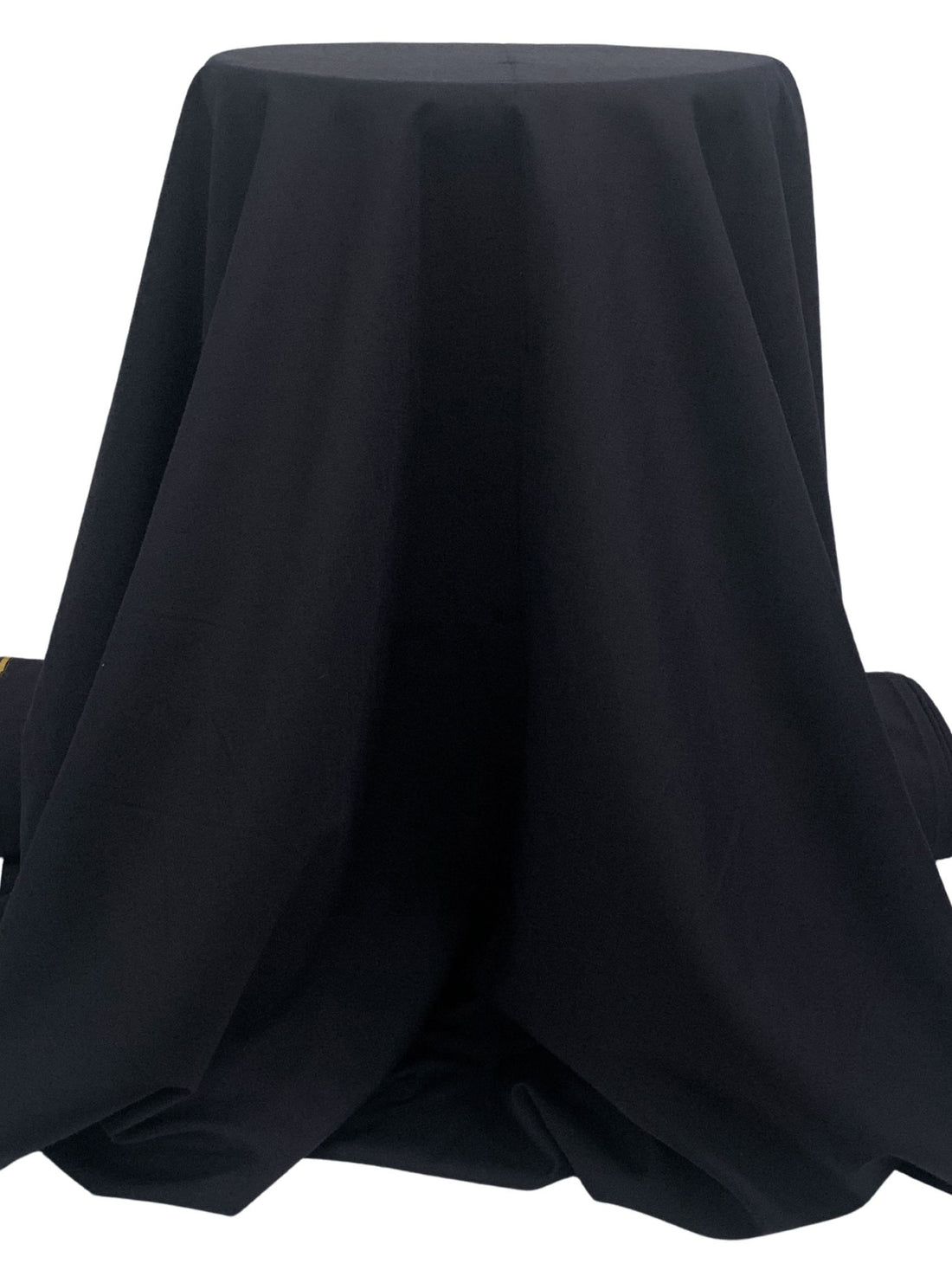 Midnight Navy Polyester/Wool Blend Superfine Plainweave Suiting - Imported From Italy - 60W