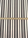 Old Lace/Black Polyester/Lycra Stripe Print Crepe Double Knit 54W