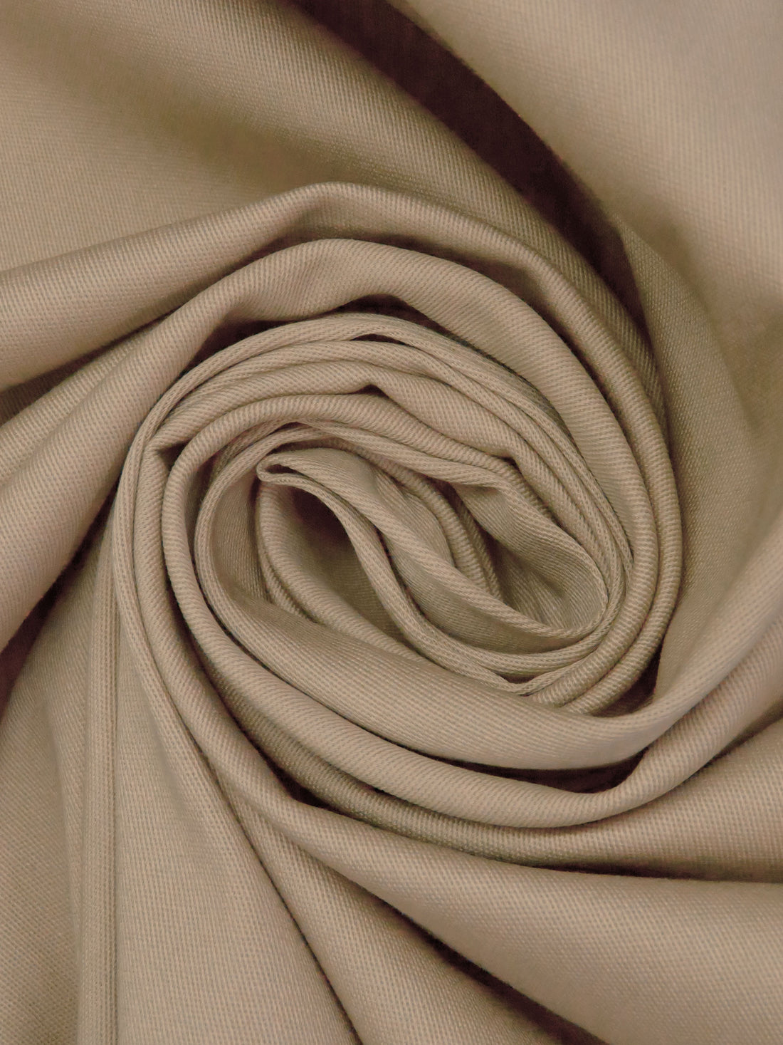 Light Brown Cotton/Lycra Stretch Twill Bottom Weight 54W